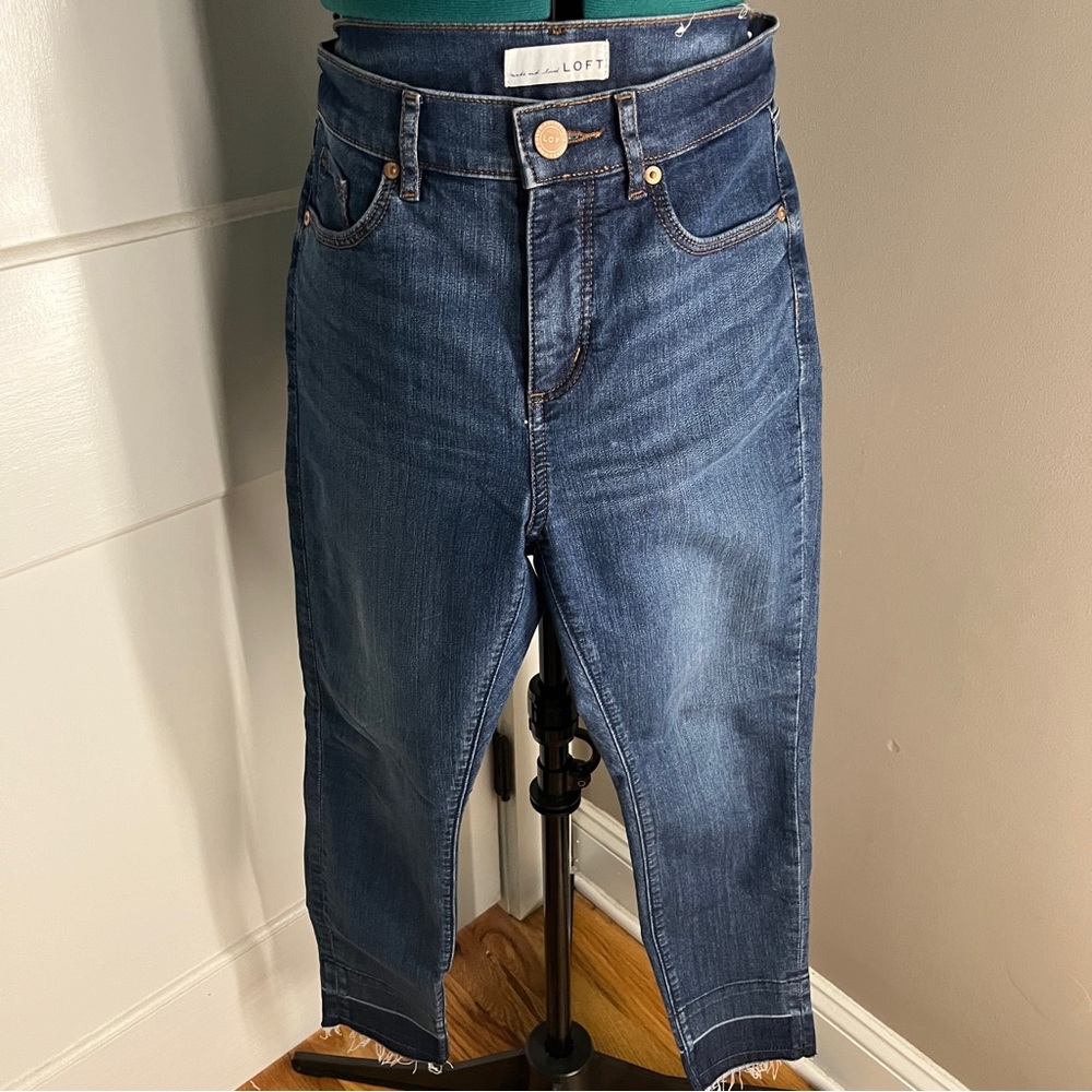 Loft Skinny Cropped Jeans